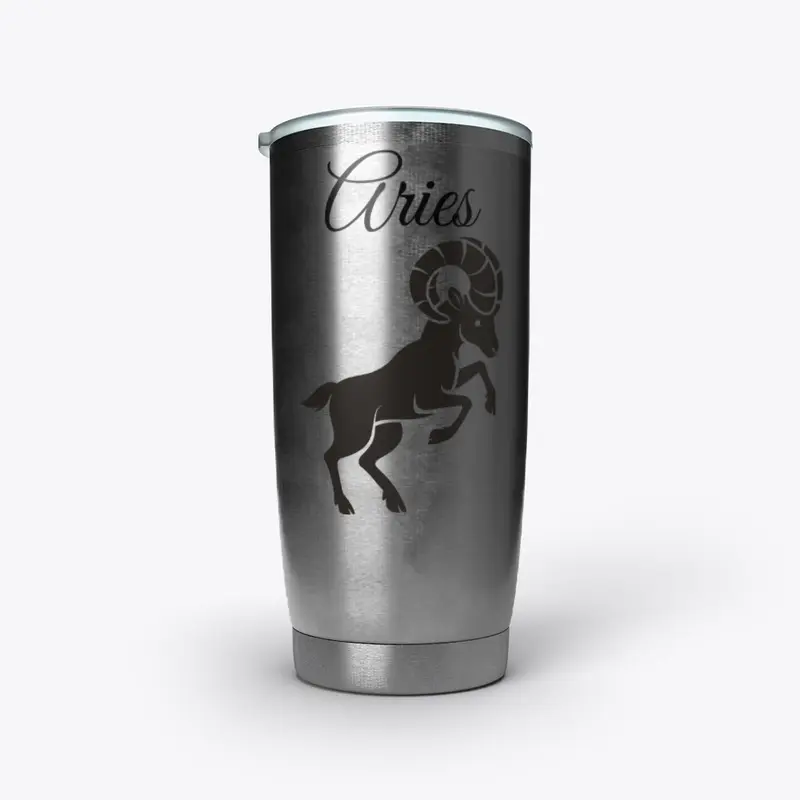 Zodiac Sign Aries Tumbler