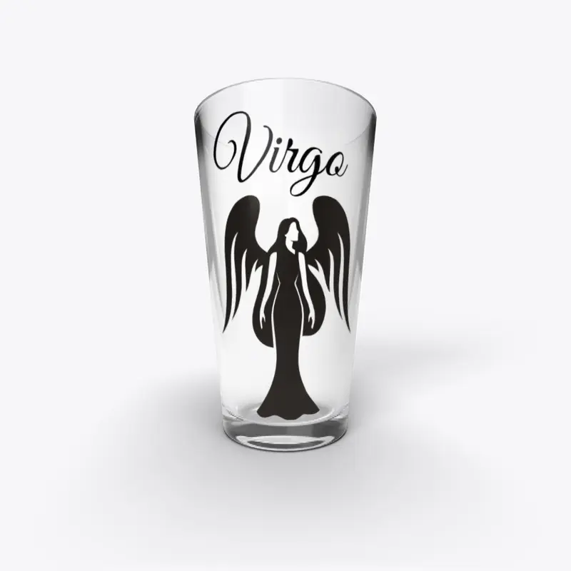 Zodiac Sign Virgo Pint Glass